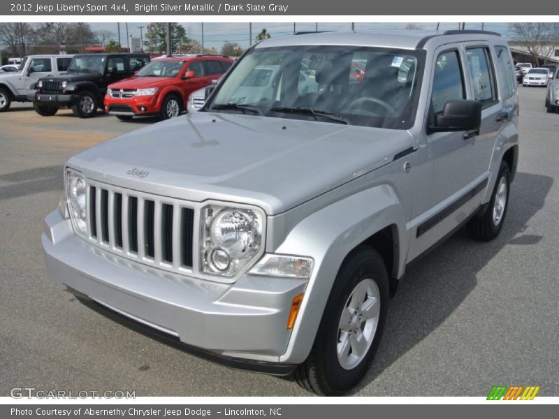 Bright Silver Metallic / Dark Slate Gray 2012 Jeep Liberty Sport 4x4