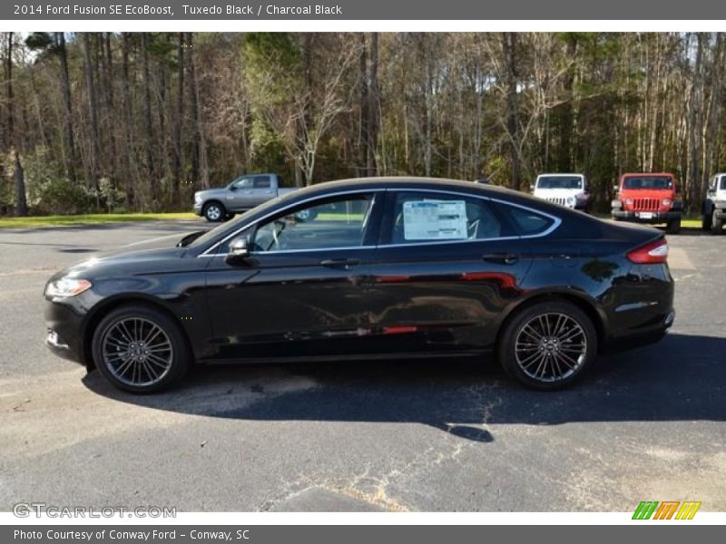 Tuxedo Black / Charcoal Black 2014 Ford Fusion SE EcoBoost