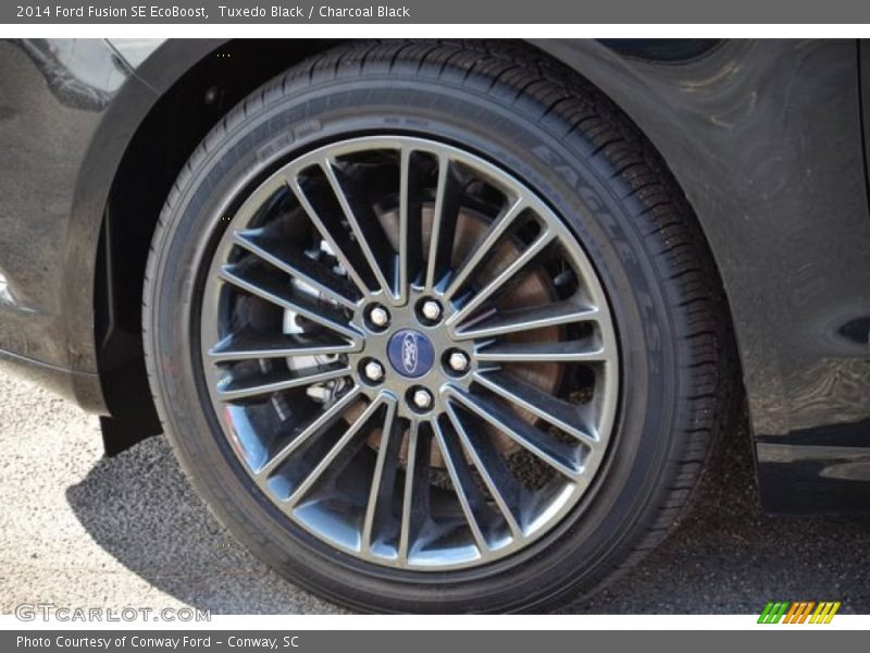Tuxedo Black / Charcoal Black 2014 Ford Fusion SE EcoBoost