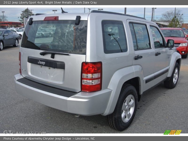 Bright Silver Metallic / Dark Slate Gray 2012 Jeep Liberty Sport 4x4