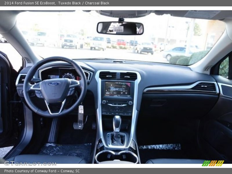 Tuxedo Black / Charcoal Black 2014 Ford Fusion SE EcoBoost