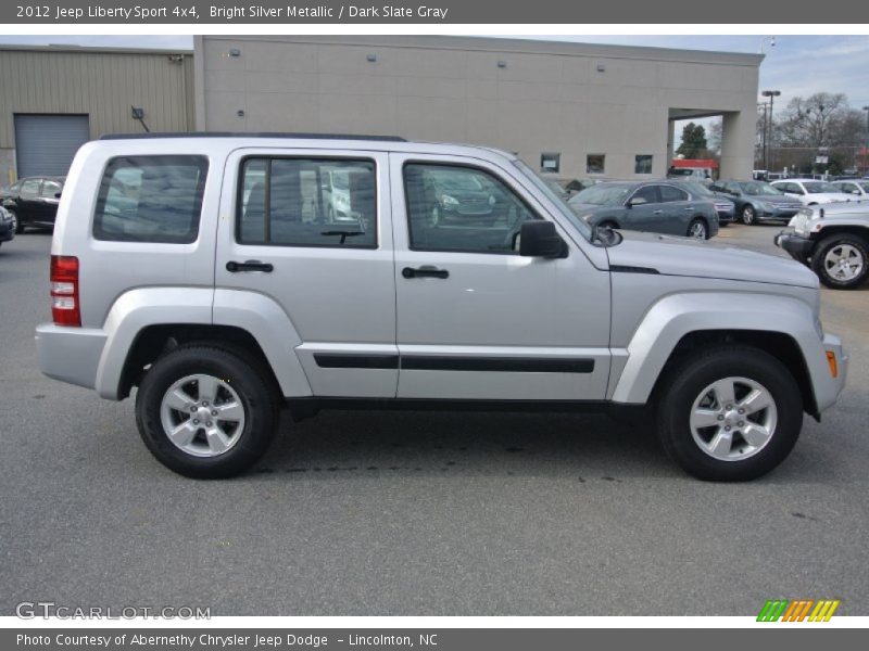Bright Silver Metallic / Dark Slate Gray 2012 Jeep Liberty Sport 4x4
