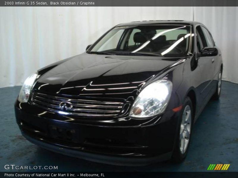 Black Obsidian / Graphite 2003 Infiniti G 35 Sedan