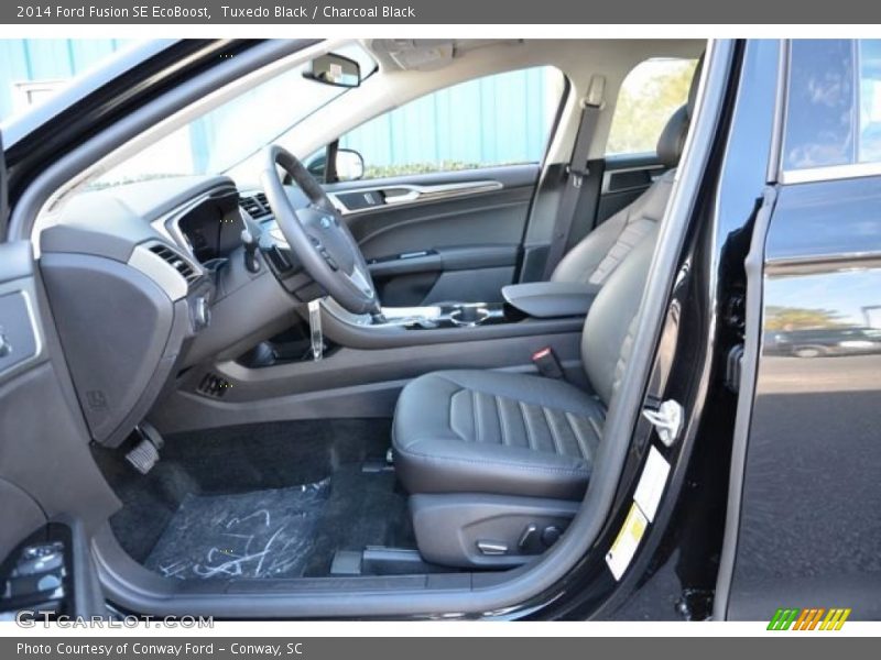Tuxedo Black / Charcoal Black 2014 Ford Fusion SE EcoBoost