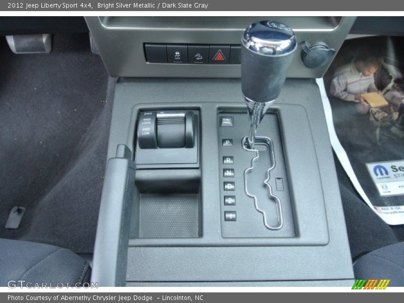 Bright Silver Metallic / Dark Slate Gray 2012 Jeep Liberty Sport 4x4