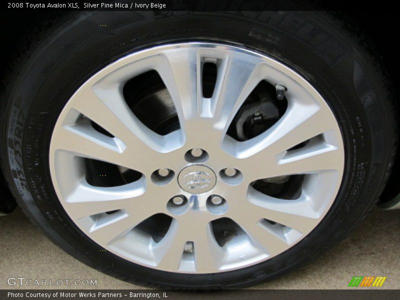 Silver Pine Mica / Ivory Beige 2008 Toyota Avalon XLS