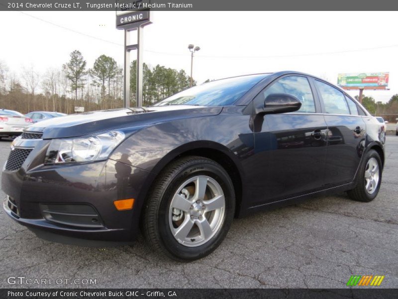 Tungsten Metallic / Medium Titanium 2014 Chevrolet Cruze LT