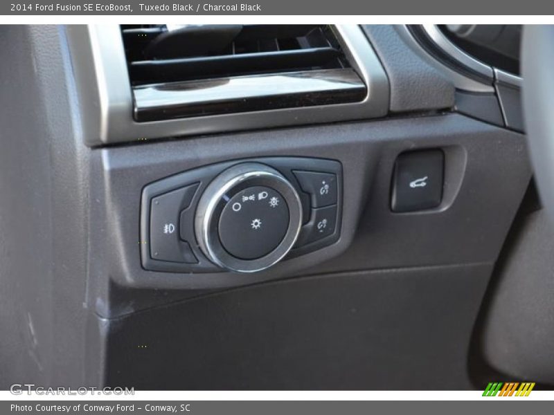 Tuxedo Black / Charcoal Black 2014 Ford Fusion SE EcoBoost
