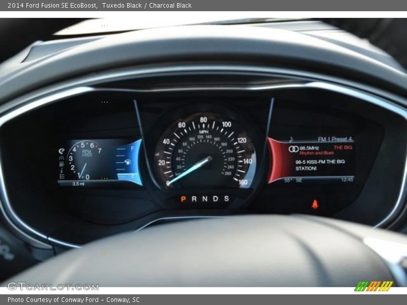 Tuxedo Black / Charcoal Black 2014 Ford Fusion SE EcoBoost
