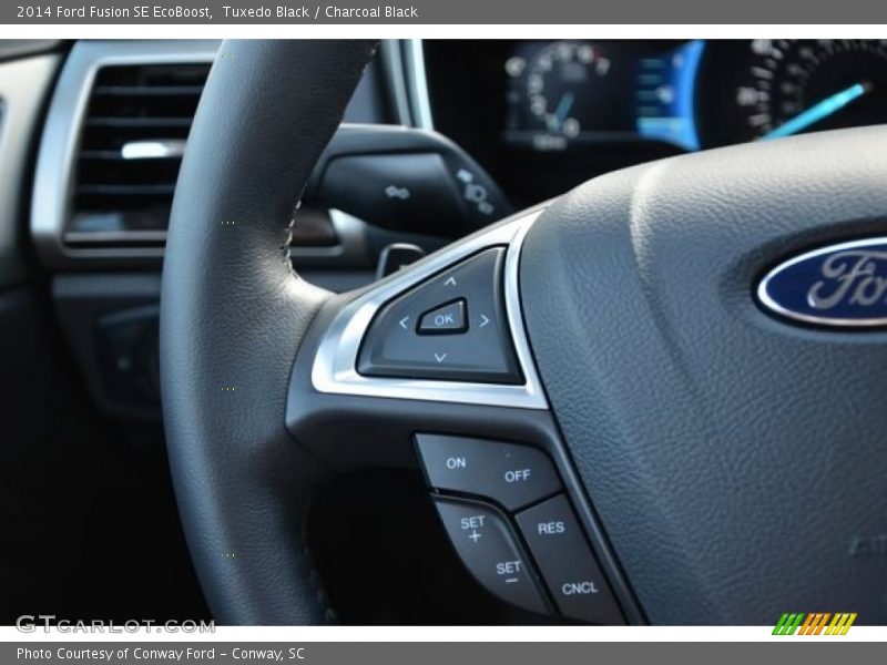 Tuxedo Black / Charcoal Black 2014 Ford Fusion SE EcoBoost