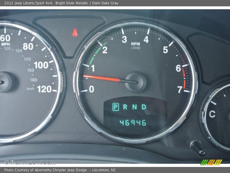 Bright Silver Metallic / Dark Slate Gray 2012 Jeep Liberty Sport 4x4