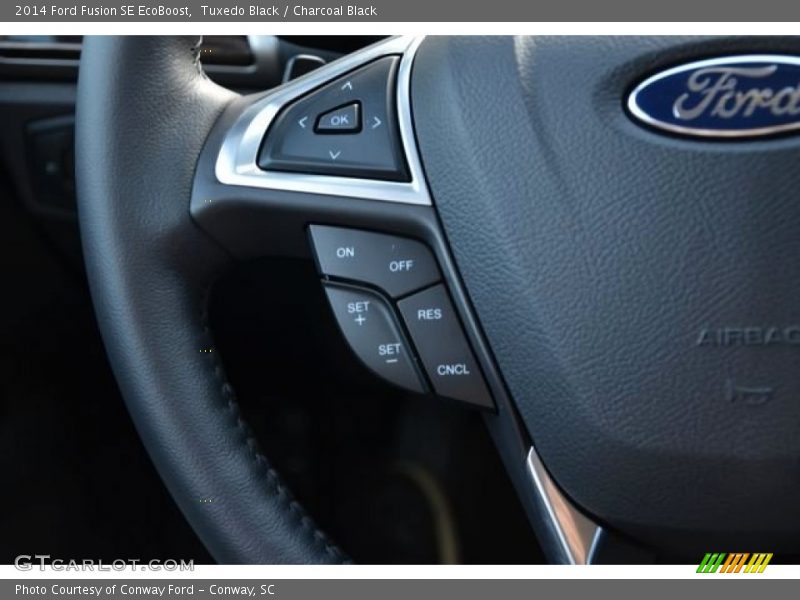 Tuxedo Black / Charcoal Black 2014 Ford Fusion SE EcoBoost