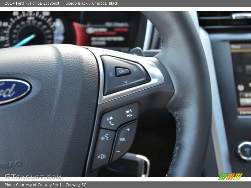 Tuxedo Black / Charcoal Black 2014 Ford Fusion SE EcoBoost