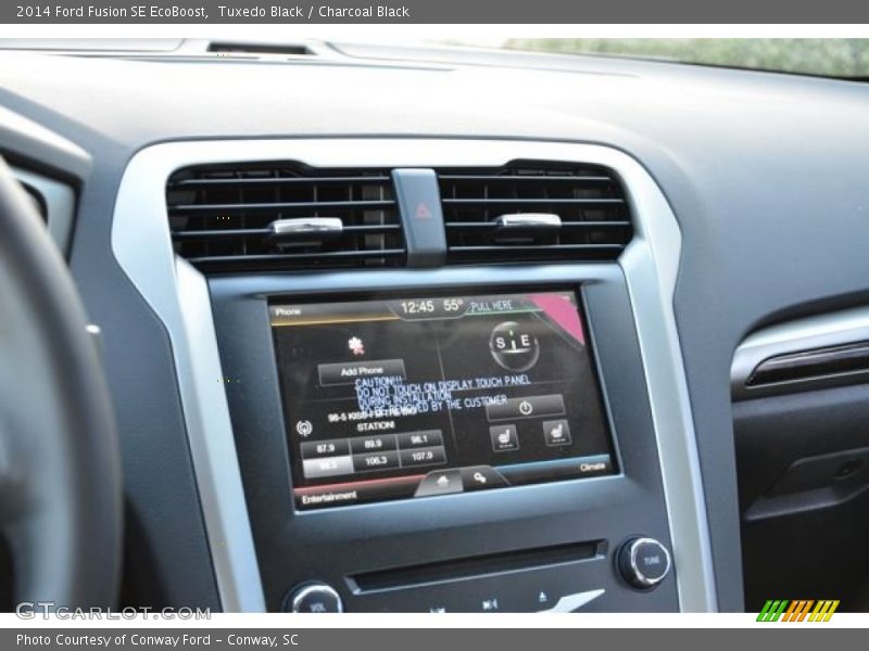 Tuxedo Black / Charcoal Black 2014 Ford Fusion SE EcoBoost