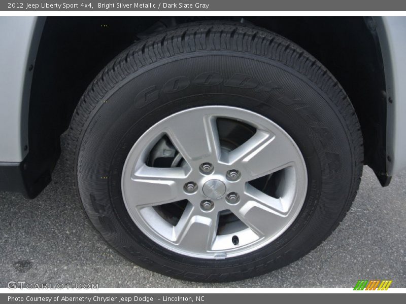Bright Silver Metallic / Dark Slate Gray 2012 Jeep Liberty Sport 4x4