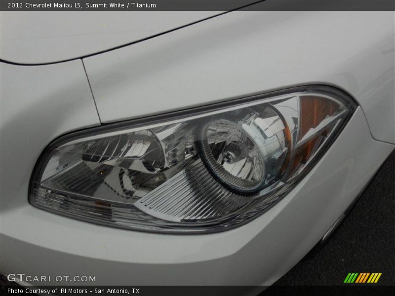 Summit White / Titanium 2012 Chevrolet Malibu LS
