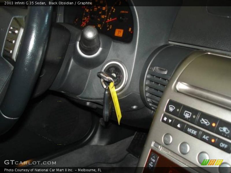 Black Obsidian / Graphite 2003 Infiniti G 35 Sedan