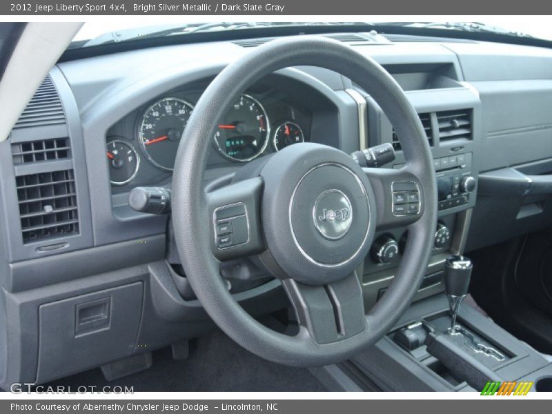 Bright Silver Metallic / Dark Slate Gray 2012 Jeep Liberty Sport 4x4