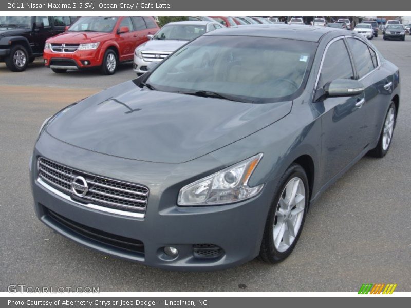 Ocean Gray / Cafe Latte 2011 Nissan Maxima 3.5 SV