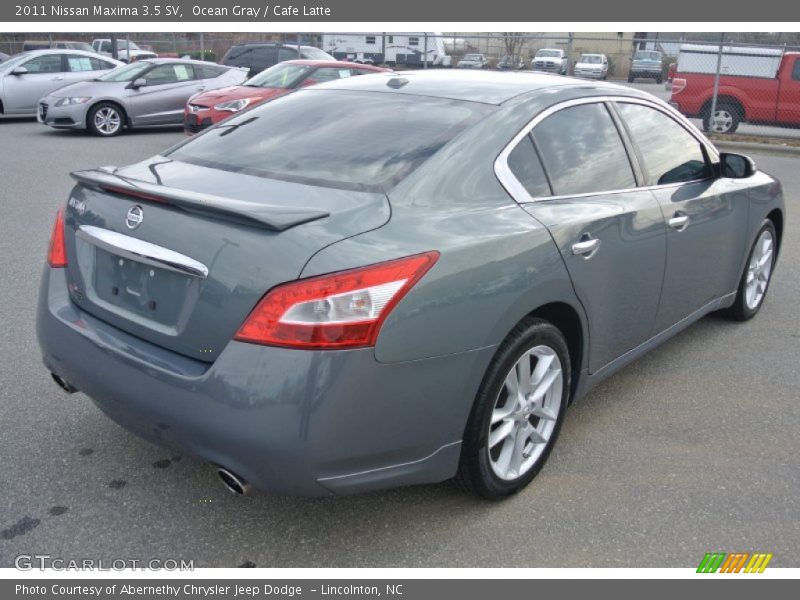 Ocean Gray / Cafe Latte 2011 Nissan Maxima 3.5 SV