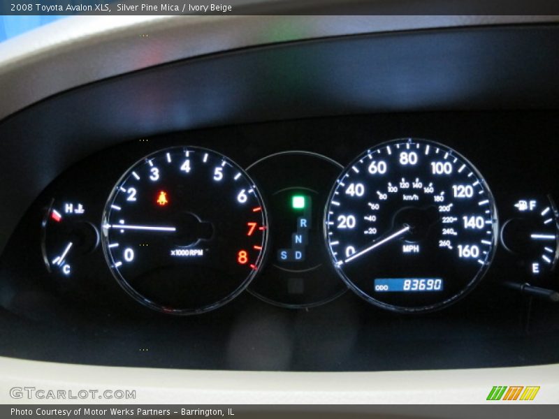  2008 Avalon XLS XLS Gauges