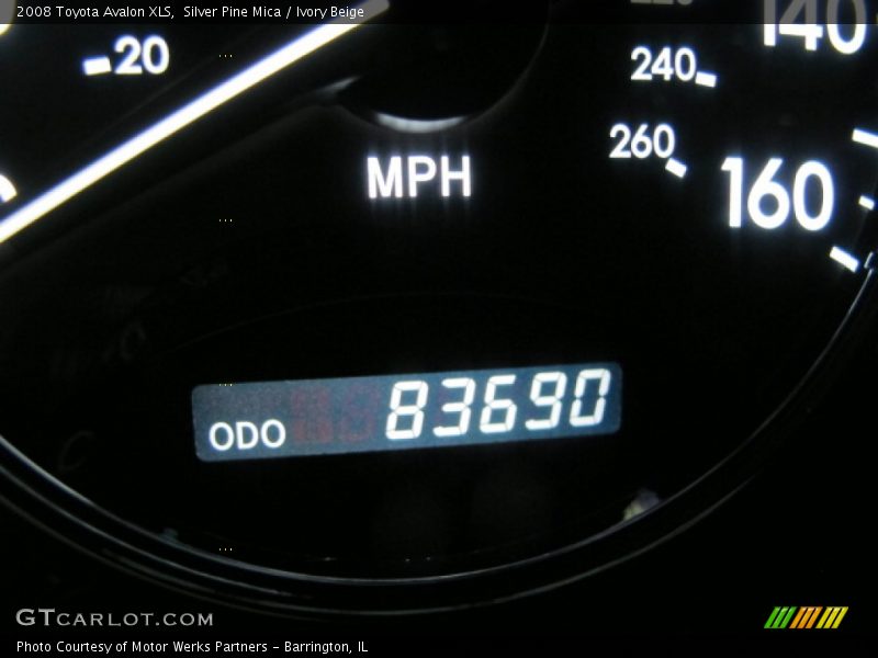 Silver Pine Mica / Ivory Beige 2008 Toyota Avalon XLS