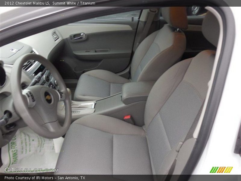 Summit White / Titanium 2012 Chevrolet Malibu LS