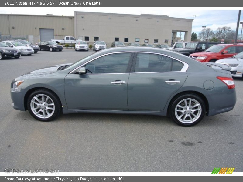 Ocean Gray / Cafe Latte 2011 Nissan Maxima 3.5 SV