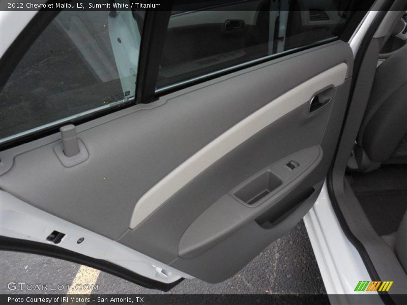 Summit White / Titanium 2012 Chevrolet Malibu LS