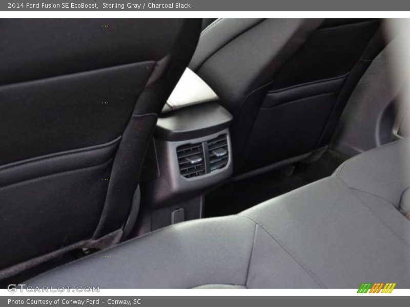 Sterling Gray / Charcoal Black 2014 Ford Fusion SE EcoBoost