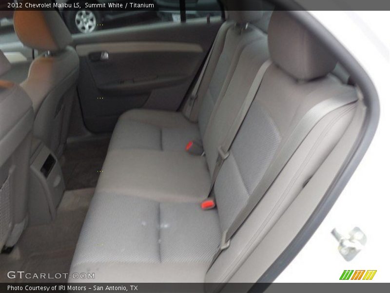 Summit White / Titanium 2012 Chevrolet Malibu LS