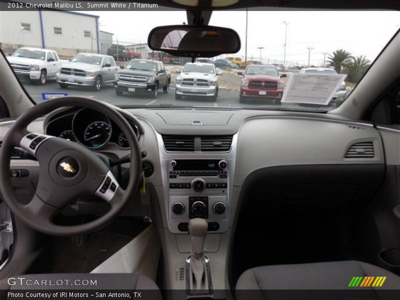 Summit White / Titanium 2012 Chevrolet Malibu LS