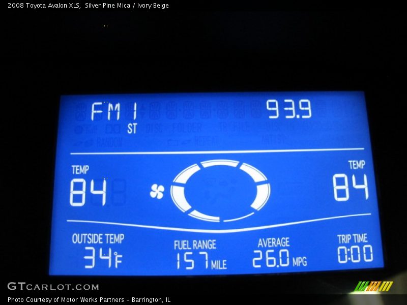 Silver Pine Mica / Ivory Beige 2008 Toyota Avalon XLS