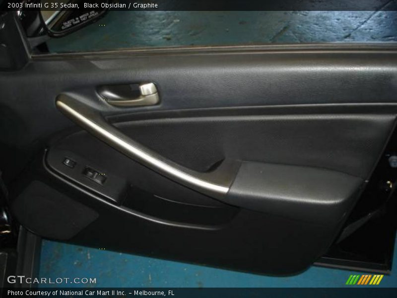 Black Obsidian / Graphite 2003 Infiniti G 35 Sedan