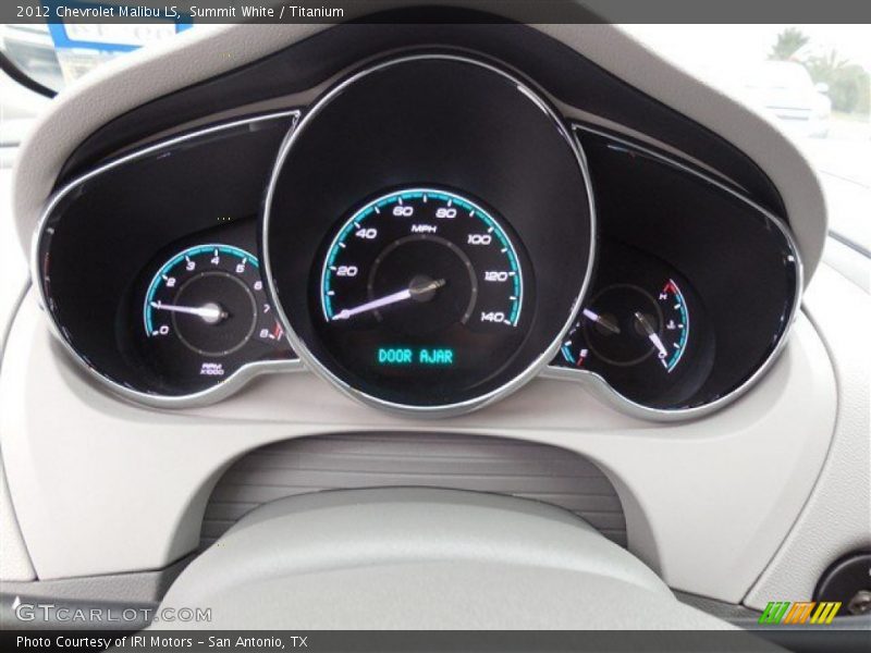 Summit White / Titanium 2012 Chevrolet Malibu LS