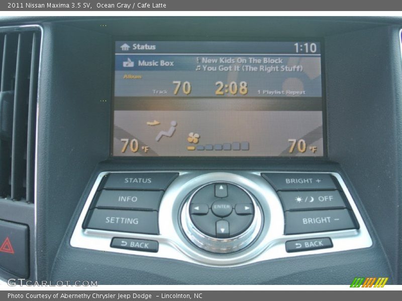 Ocean Gray / Cafe Latte 2011 Nissan Maxima 3.5 SV