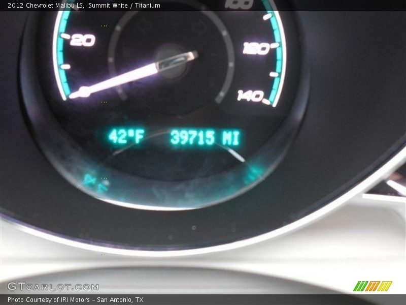 Summit White / Titanium 2012 Chevrolet Malibu LS