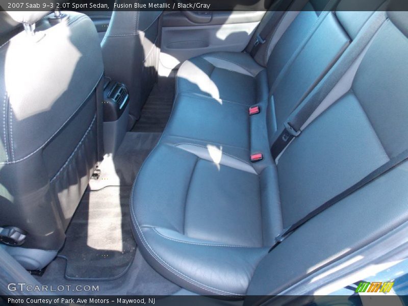 Fusion Blue Metallic / Black/Gray 2007 Saab 9-3 2.0T Sport Sedan