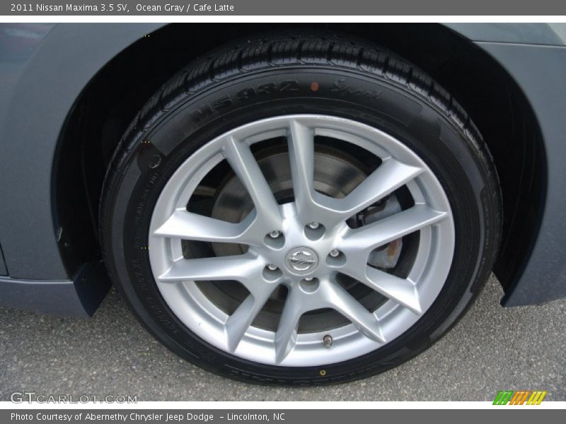 Ocean Gray / Cafe Latte 2011 Nissan Maxima 3.5 SV