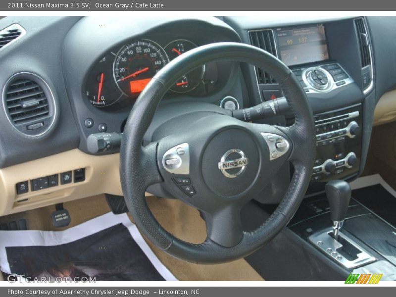 Ocean Gray / Cafe Latte 2011 Nissan Maxima 3.5 SV