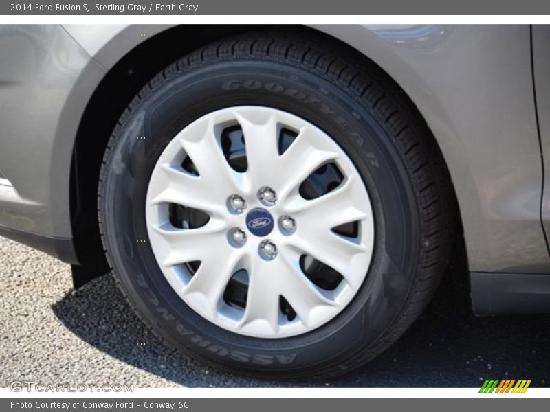 Sterling Gray / Earth Gray 2014 Ford Fusion S