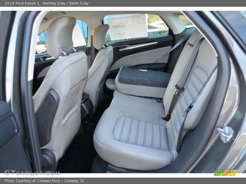 Sterling Gray / Earth Gray 2014 Ford Fusion S