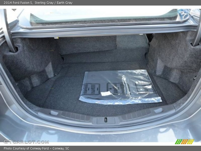 Sterling Gray / Earth Gray 2014 Ford Fusion S