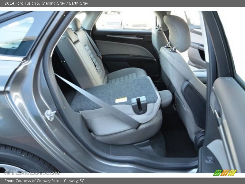 Sterling Gray / Earth Gray 2014 Ford Fusion S