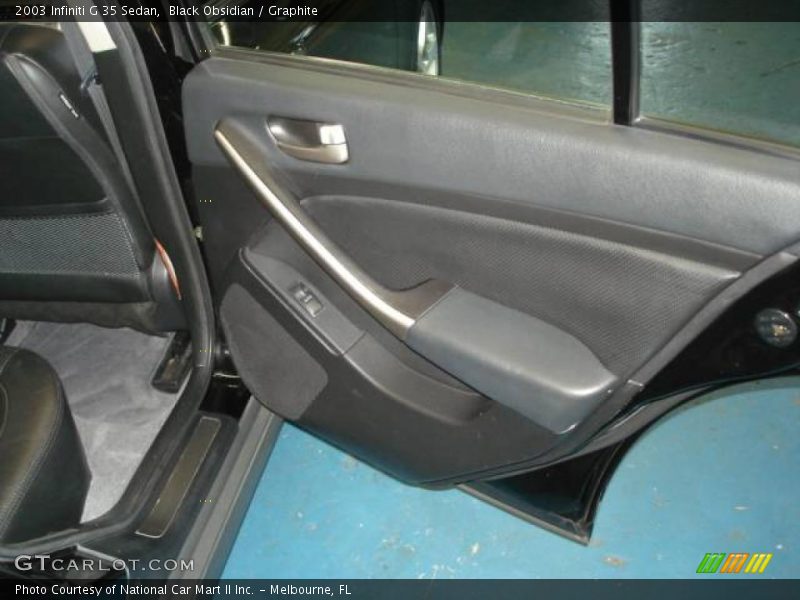 Black Obsidian / Graphite 2003 Infiniti G 35 Sedan