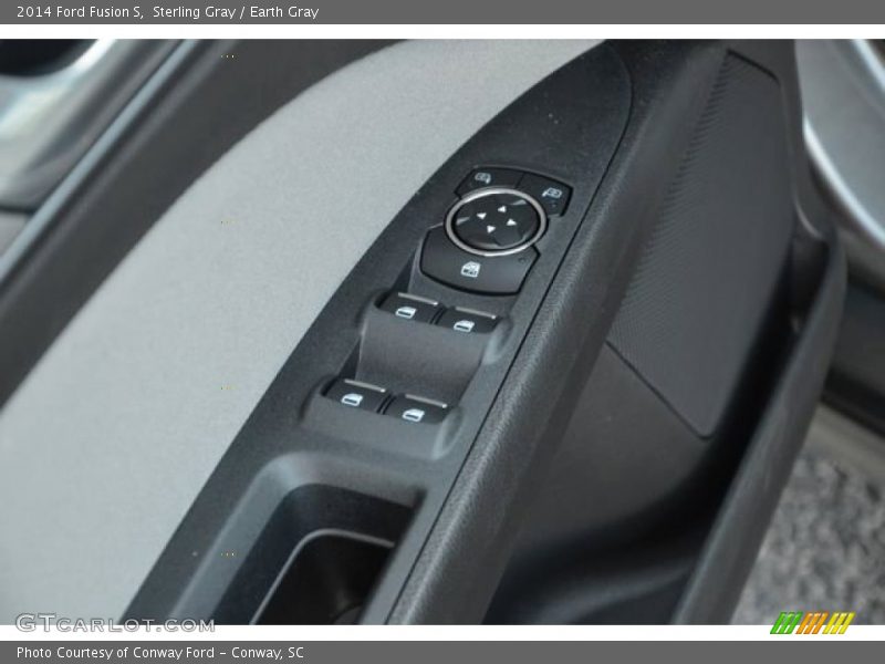 Sterling Gray / Earth Gray 2014 Ford Fusion S