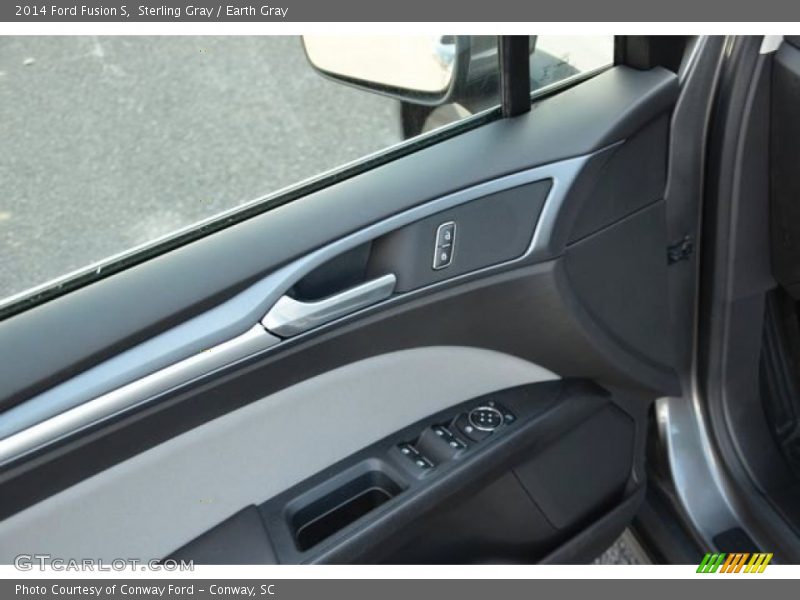 Sterling Gray / Earth Gray 2014 Ford Fusion S