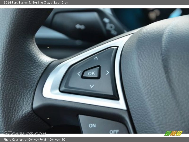 Sterling Gray / Earth Gray 2014 Ford Fusion S