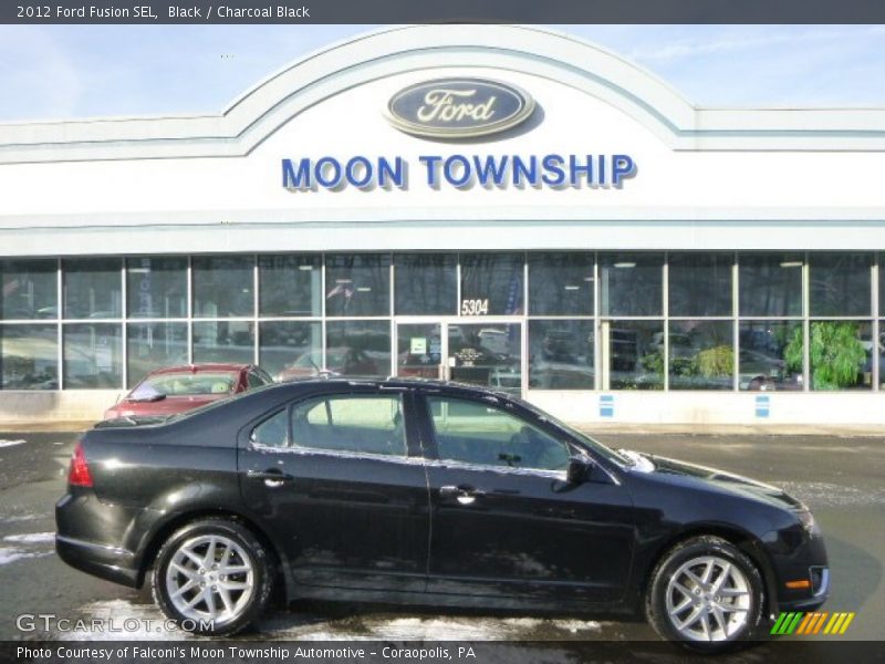 Black / Charcoal Black 2012 Ford Fusion SEL