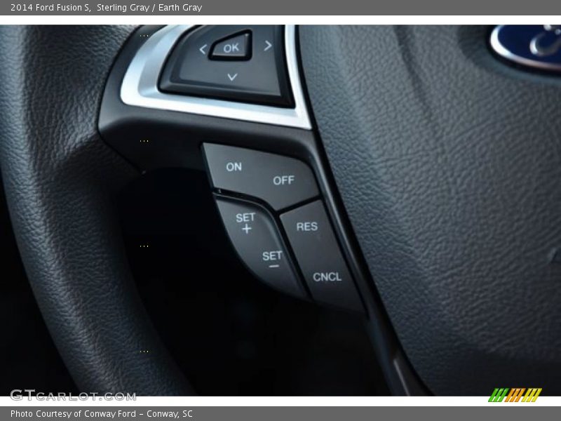 Sterling Gray / Earth Gray 2014 Ford Fusion S